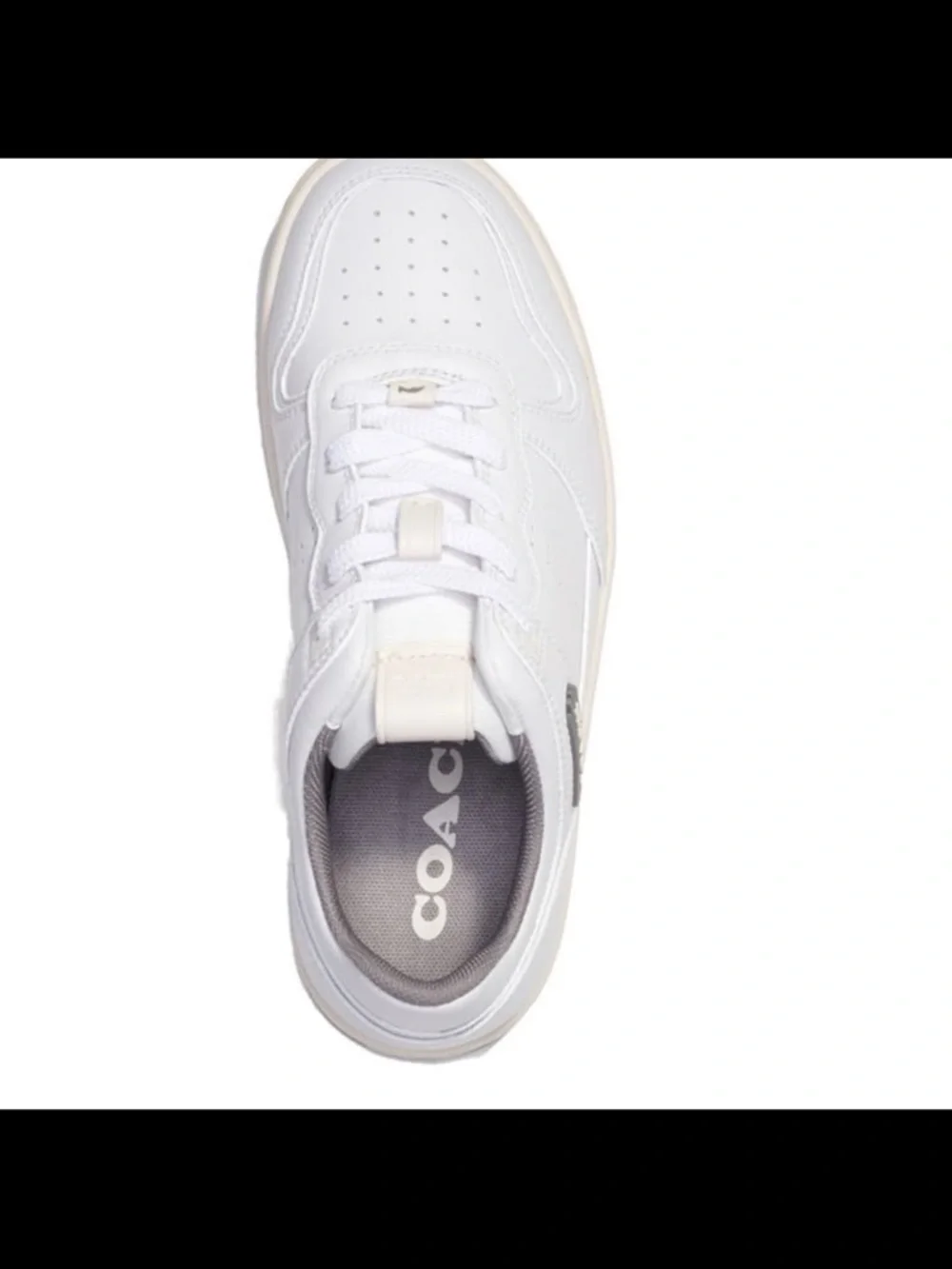 NWB coach women’s C201 lace up court sneakers size 8